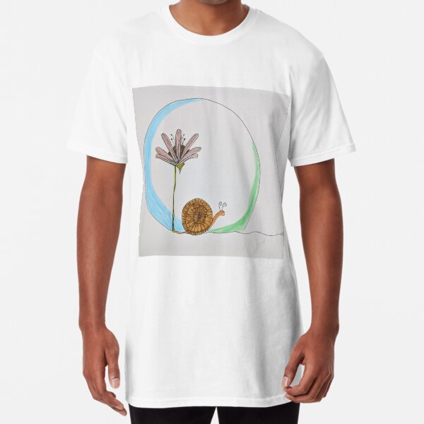 I'm just a snail.... Long T-Shirt