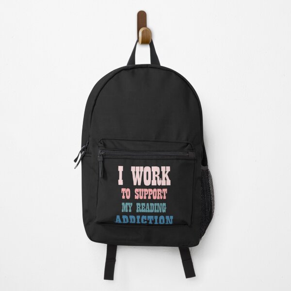 Item preview, I WORK TO SUPPORT MY READING ADDICTION Sticker designed and sold by Shop us .