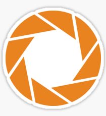 Aperture Science (Orange) Sticker