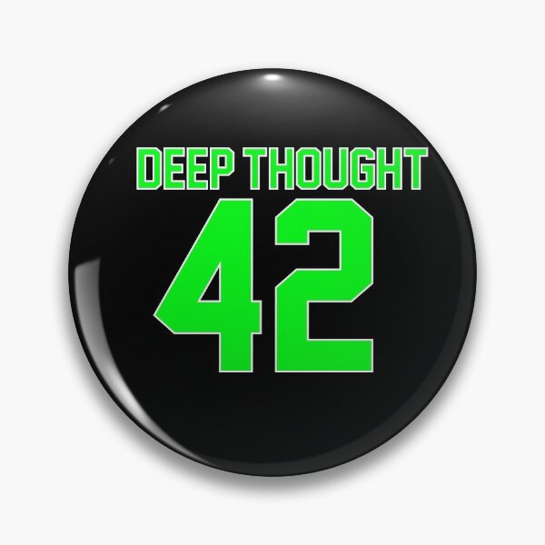 Item preview, Deep Thought 42 Jersey (Green and White) designed and sold by Getonboardman.