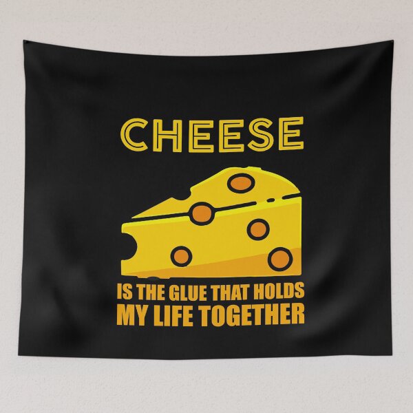 Item preview, Life Glue Humor Hold Cheese Together Funny designed and sold by yellowdellow.