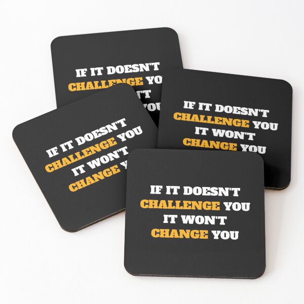 Item preview, Motivational Quotes - If It Doesnt Challenge You It Wont Change You  - Hustle quotes designed and sold by Inspirationmotivation.