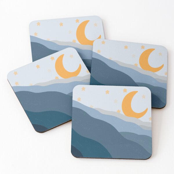 Item preview, Moon on the Mountaintop designed and sold by CrescentMoonCzr.