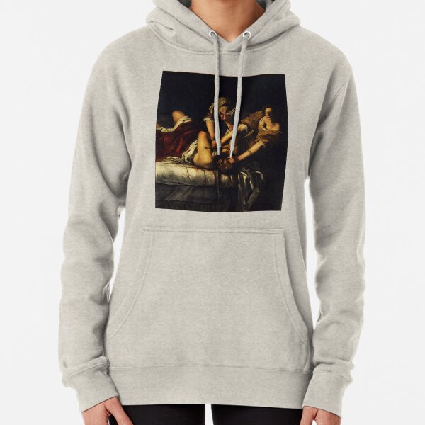 Judith Slaying Holofernes by Artemisia Gentileschi Pullover Hoodie