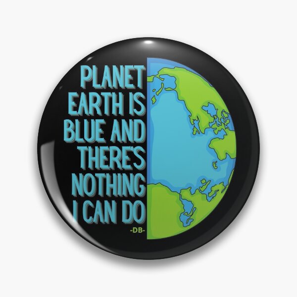 Item preview, Planet Earth is Blue | Space Oddity | Music Inspired designed and sold by marcomonge84.