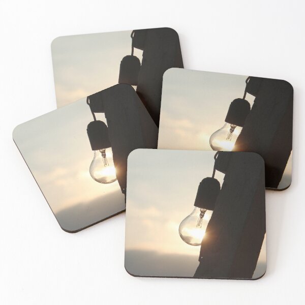 Item preview, Lightbulb silhouette in the morning  designed and sold by AJ-Digital-Arts.