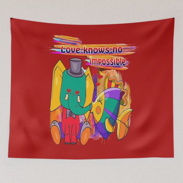 Item preview, Love knows no impossible,valentines day,new design designed and sold by ESAMSTORE.