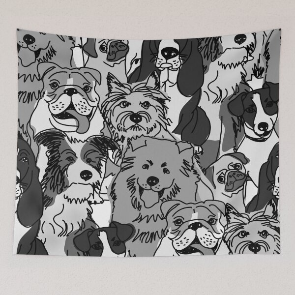 Item preview, Colourful dogs Patterns designed and sold by Rcasadesign.