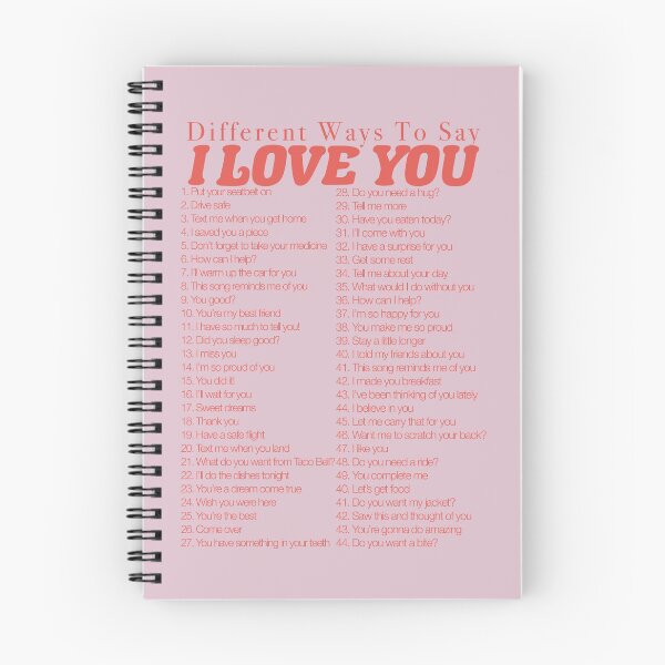 Item preview, Different Ways to Say, I Love You designed and sold by ec0naway.
