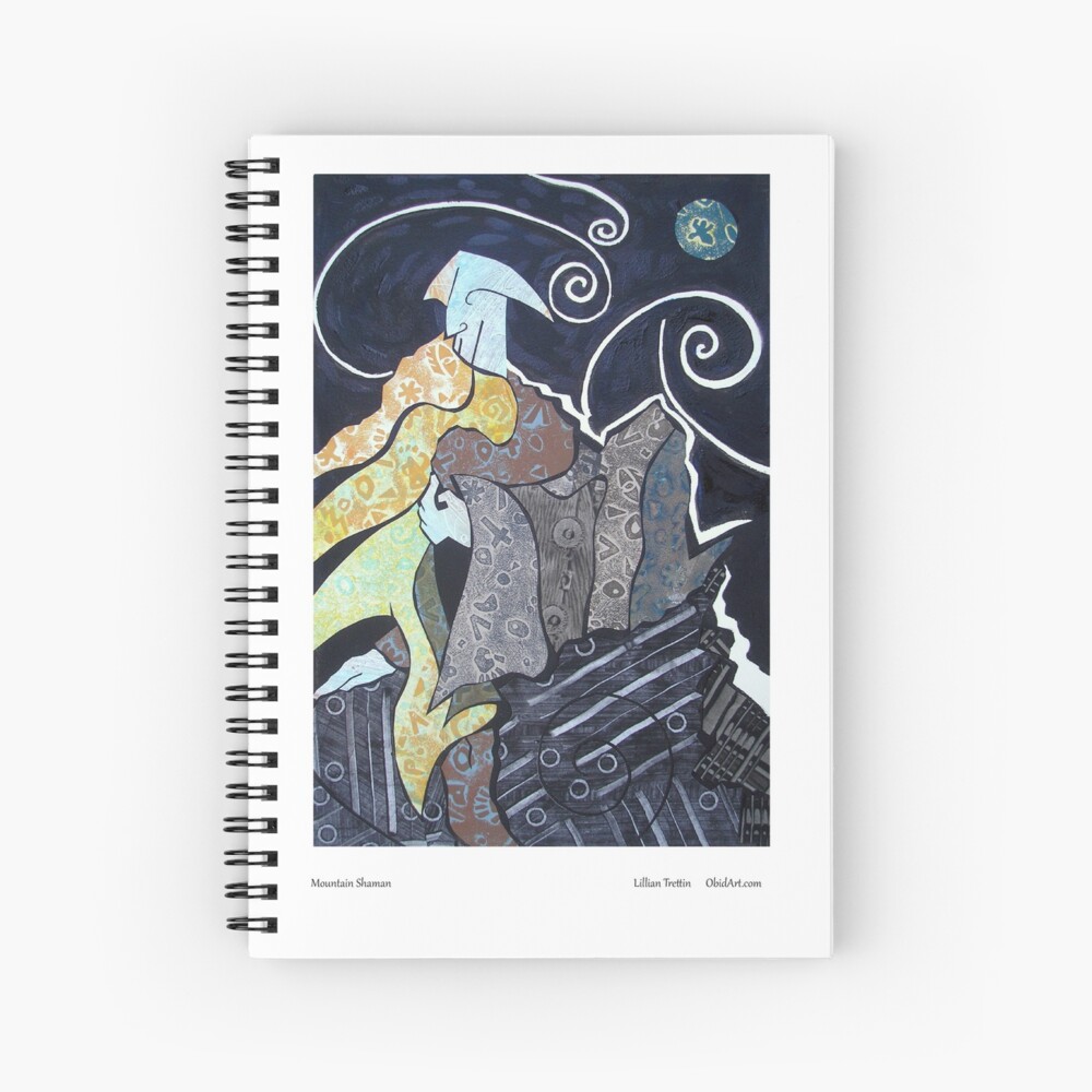 Mountain Shaman Spiral Notebook