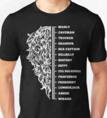 Beard menscale Unisex T-Shirt