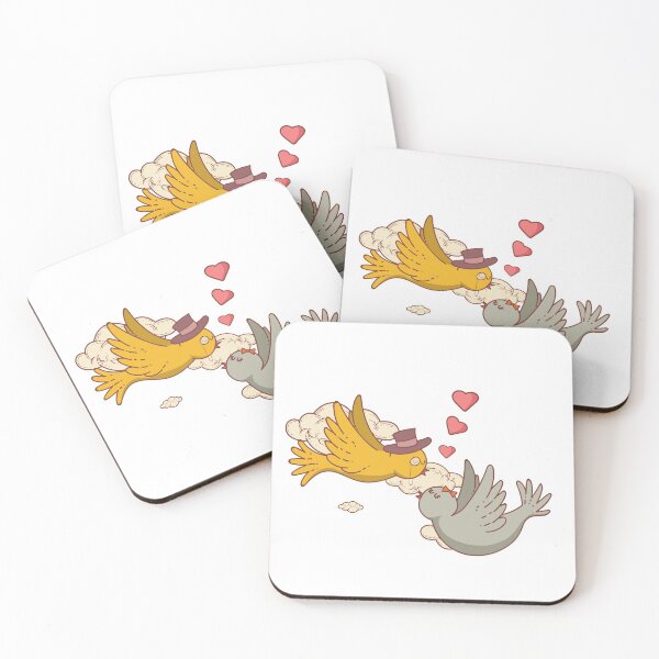Item preview, valentine's day love birds in love designed and sold by TheWaterBirds.