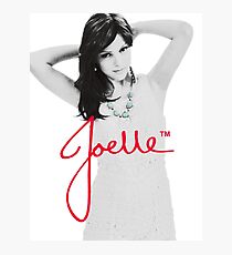Joelle Black & White Blue Necklace Signature Photographic Print
