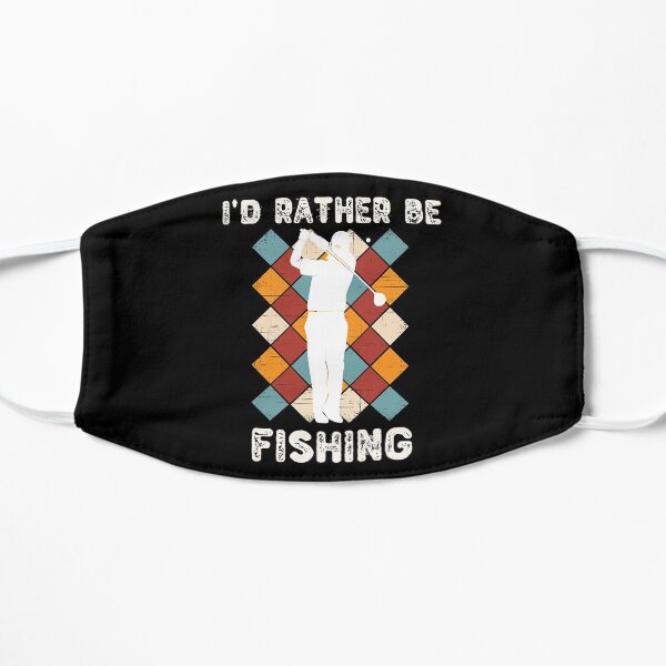 I'd Rather Be Fishing Funny Golf Holiday Gift Mask
