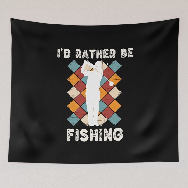 Item preview, I'd Rather Be Fishing Funny Golf Holiday Gift designed and sold by giftsbyminuet.