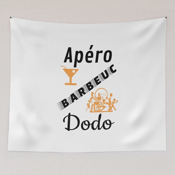 Artikelvorschau, Aperitif Barbeuc Dodo weißen Hintergrund Humor Spaß lustig entworfen und verkauft von sex-sansbol.