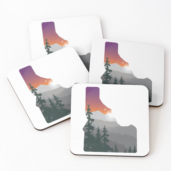 Item preview, Idaho State Mountain Sunset designed and sold by idahoadventure.