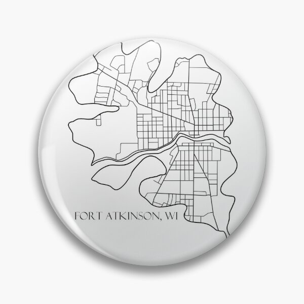 Item preview, Mapa de Fort Atkinson Leaf designed and sold by Annika Carter.