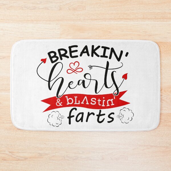 Item preview, BREAKING HEARTS AND BLASTING FARTS - Funny Valentines Day Gift Idea designed and sold by CreativaArt-.