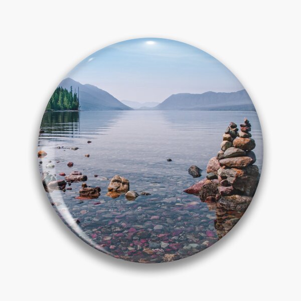 Item preview, Rock Cairn at Lake McDonald designed and sold by Jeff Goulden Photography.