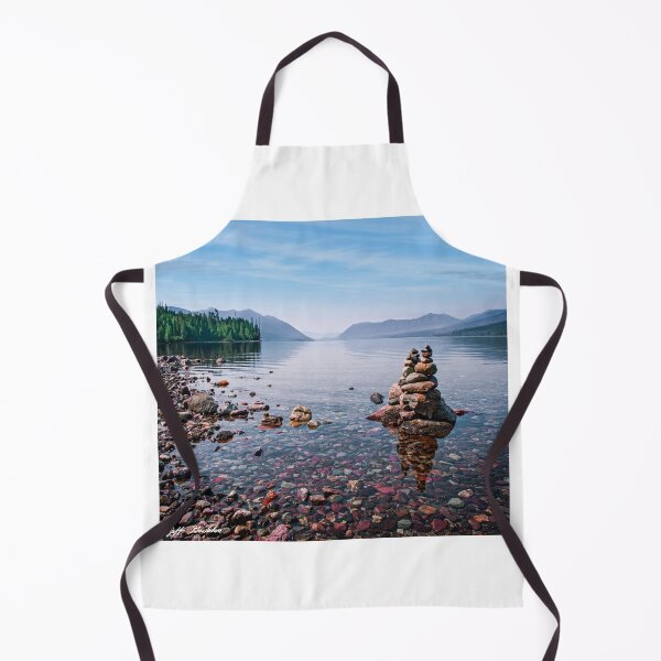 Item preview, Rock Cairn at Lake McDonald designed and sold by Jeff Goulden Photography.