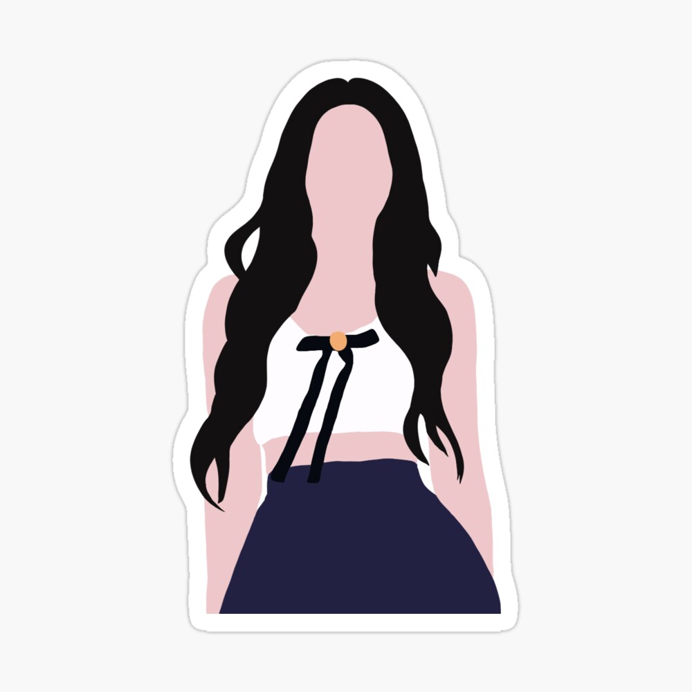 BLACKPINK JENNIE VINYL MAKE UP STICKER-