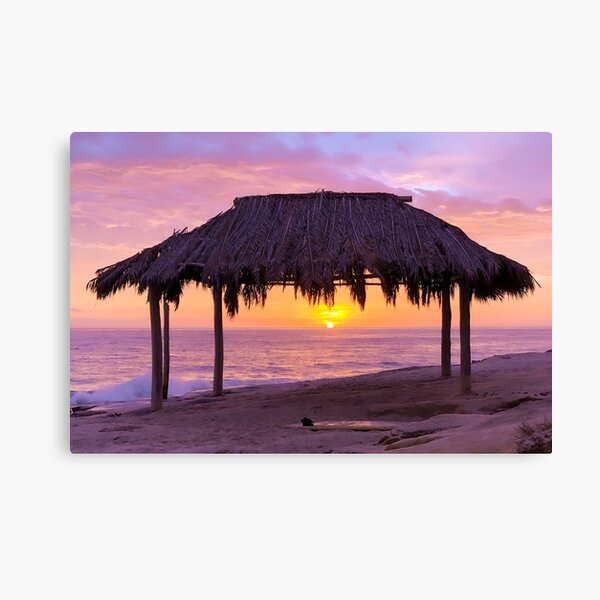 Item preview, Windansea Surf Shack Beach Sunset designed and sold by Wild Afterglow.
