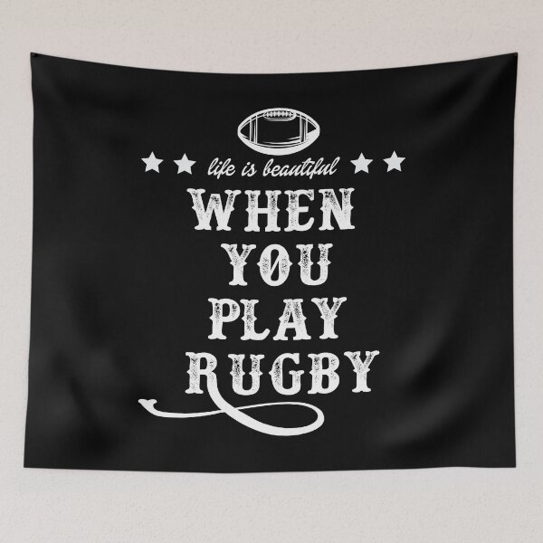 Item preview, Life Is Good When You Play Rugby designed and sold by DELMEO.