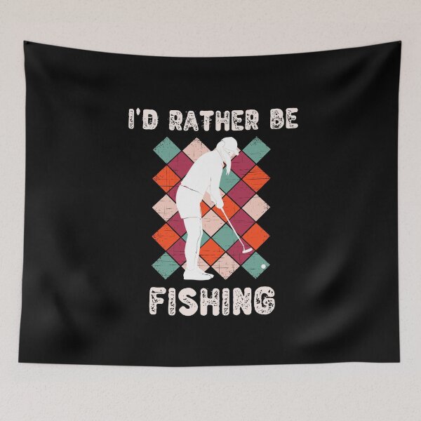 Item preview, I'd Rather Be Fishing Funny Golf Holiday Gift designed and sold by giftsbyminuet.