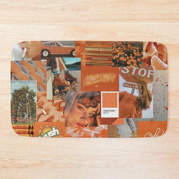 Item preview, Orange aesthetic collage designed and sold by Als10806.