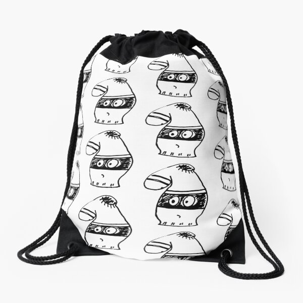 Young Criminal Halloween costume Drawstring Bag