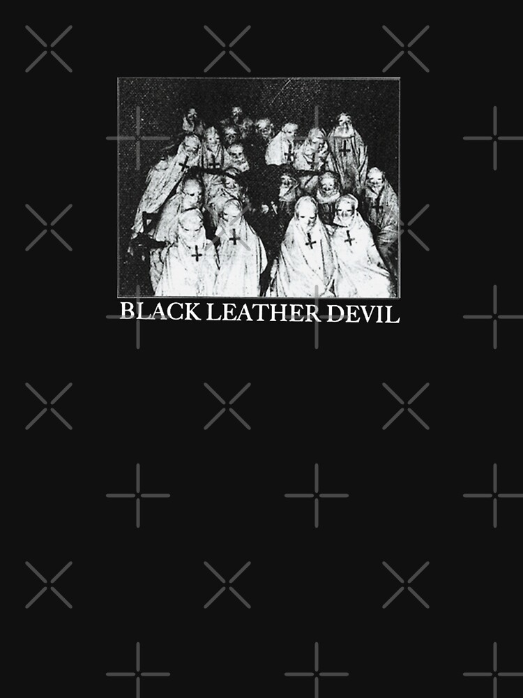 "Black Leather Devil Black Playboi Carti" TShirt von ImSebiSells