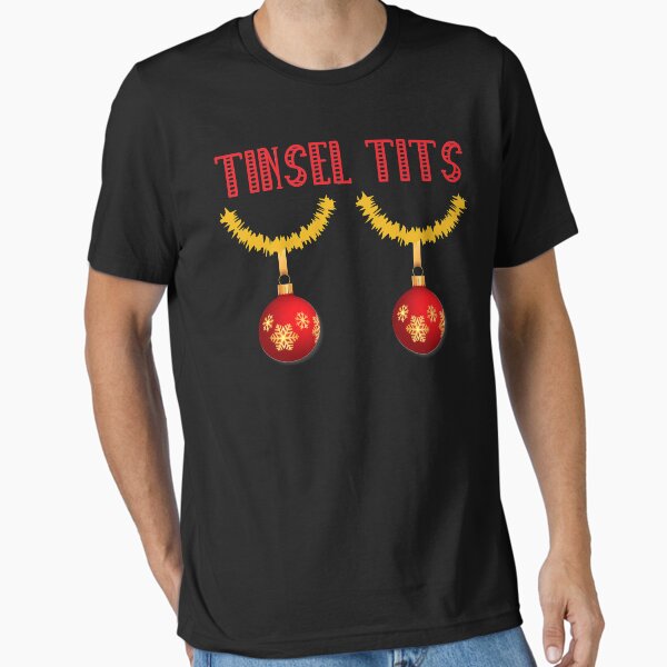 Item preview, Tinsel Tits Funny Christmas Xmas designed and sold by TooFlyDesign.