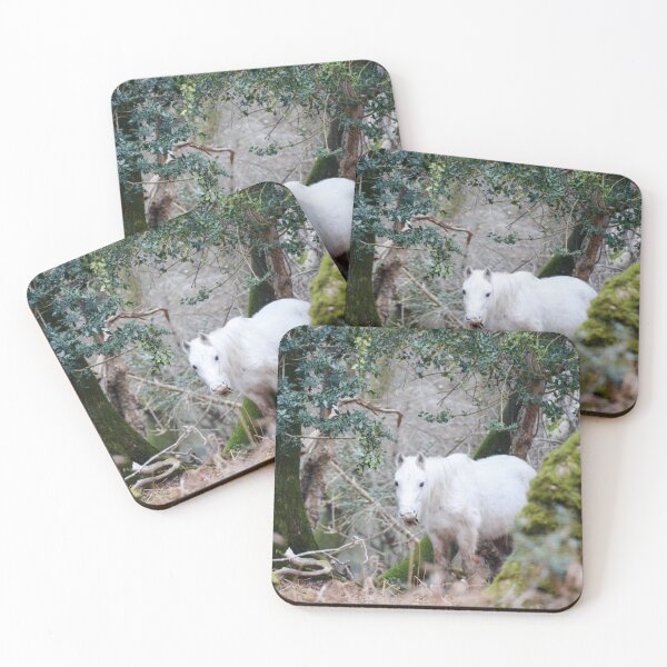 Item preview, White pony in the Woods designed and sold by Ksswaden.