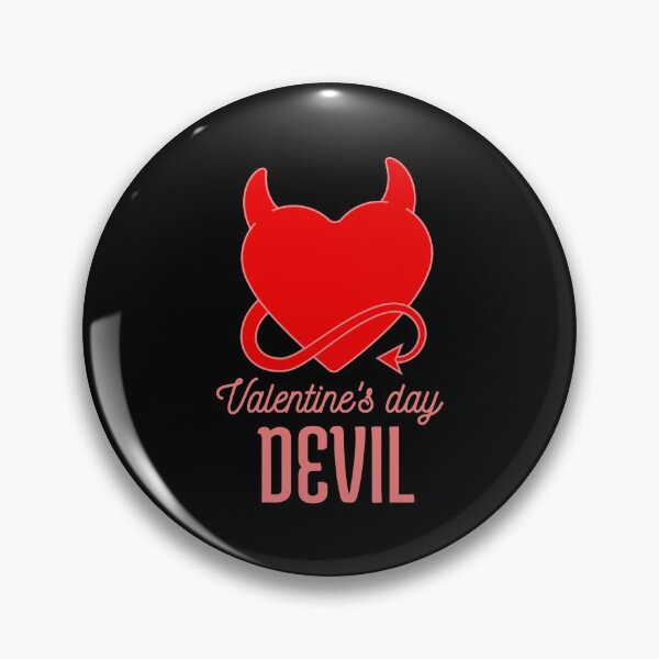 Item preview, valentines day devil designed and sold by Gossip Rag.