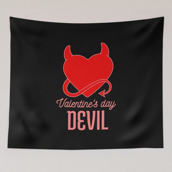 Item preview, valentines day devil designed and sold by Gossip Rag.