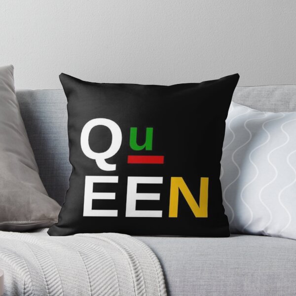 Queen Afrocentric Accessories by AndHerStory Throw Pillow