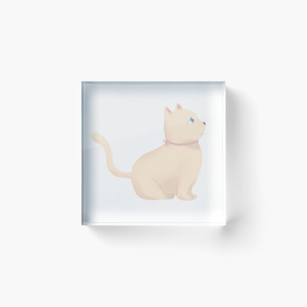 Item preview, Cute Peach Cat designed and sold by Cat2D.