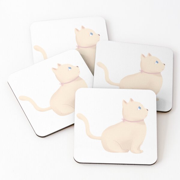 Item preview, Cute Peach Cat designed and sold by Cat2D.