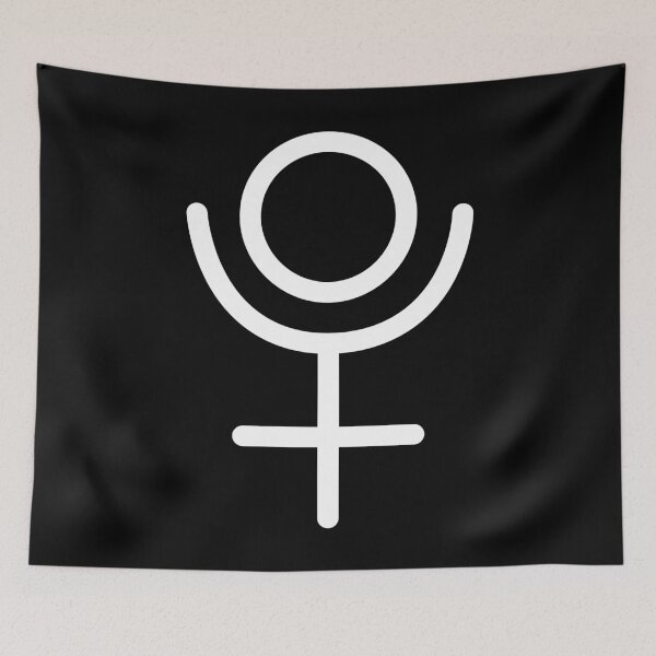 Item preview, Planet Pluto white symbol designed and sold by EngineerGoC.