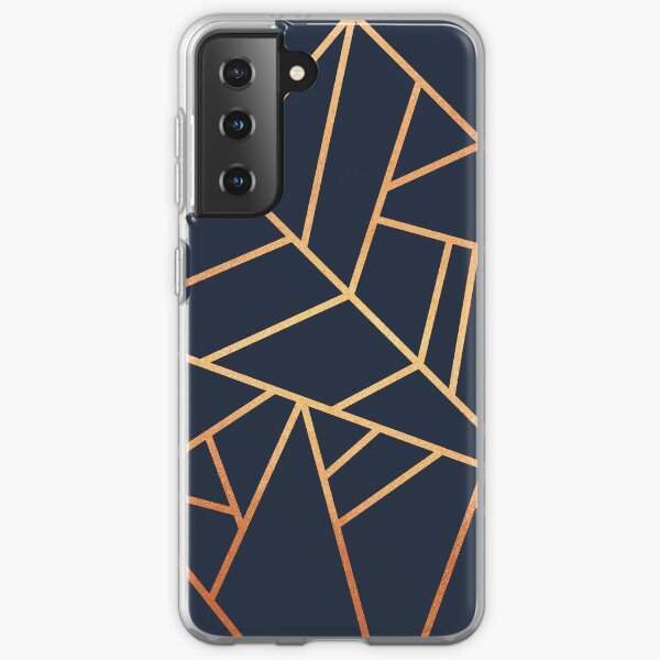 Copper and Midnight Navy Samsung Galaxy Soft Case