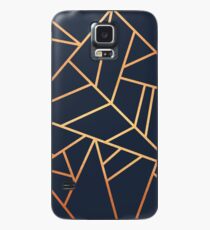 Kupfer und Midnight Navy Hülle & Skin für Samsung Galaxy