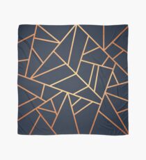 Copper and Midnight Navy Scarf