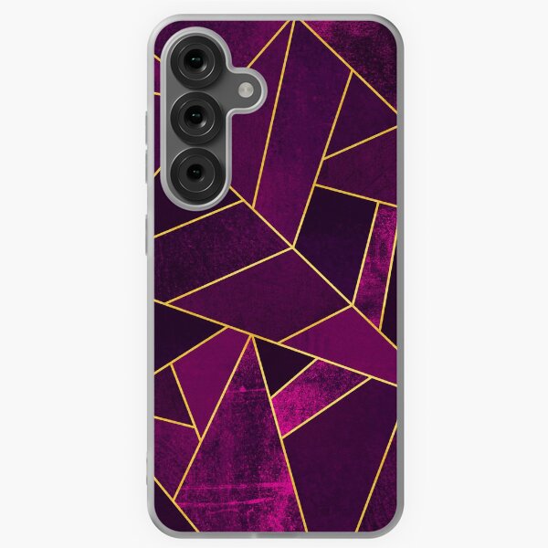 Item preview, Purple Stone / Gold Lines designed and sold by Elisabeth Fredriksson.