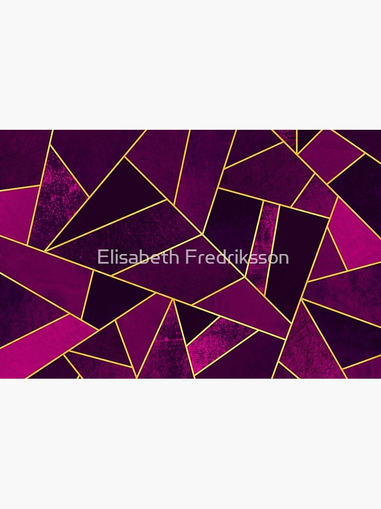 Purple Stone / Gold Lines by foto-ella