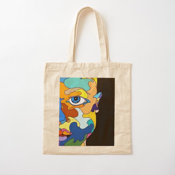 Face The Face Cotton Tote Bag