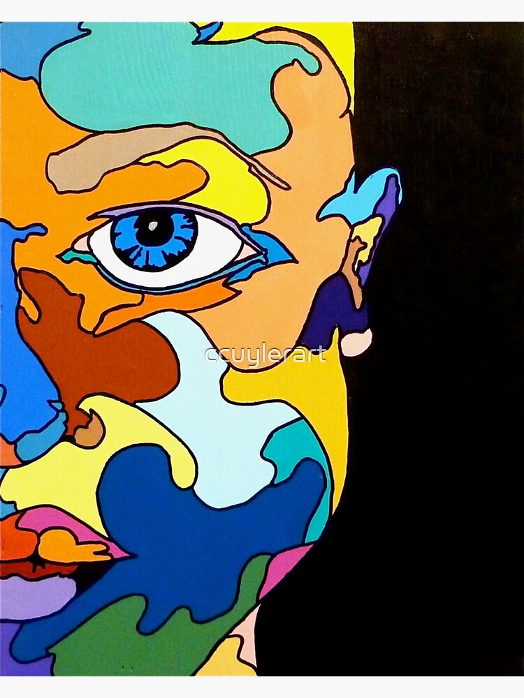Thumbnail 3 of 3, Sticker, Face The Face designed and sold by ccuylerart.