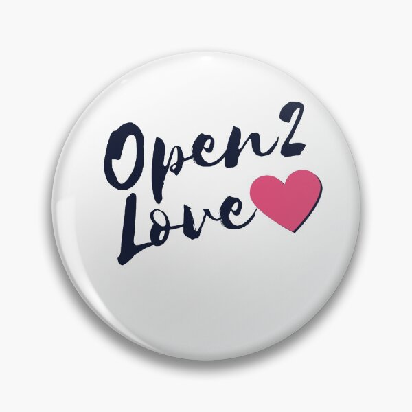 Item preview, Open 2 Love With Heart Motivational Message designed and sold by myzpooh.