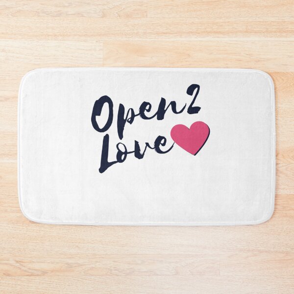 Item preview, Open 2 Love With Heart Motivational Message designed and sold by myzpooh.