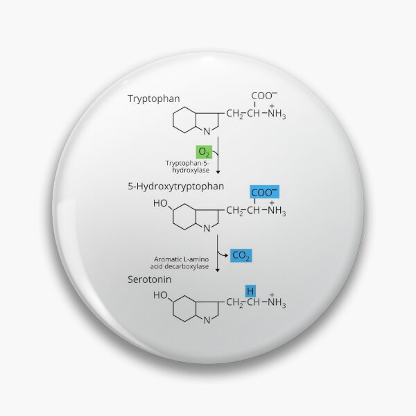 Item preview, The Synthesis of Serotonin designed and sold by jadedscientist.